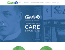 Tablet Screenshot of clarksrx.com